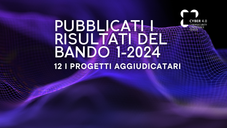 Pubblicati gli aggiudicatari del Bando 1-2024